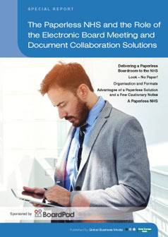 The Paperless NHS and the Role of the Electronic Board Meeting and Document Collaboration Solutions